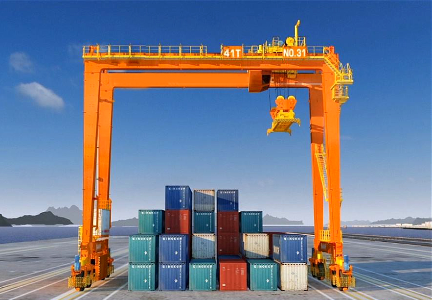 甘肃白银轮胎吊常见的支腿类型各有什么特点