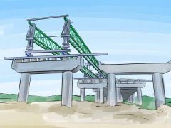 陕西商洛铁路架桥机厂家车架装置